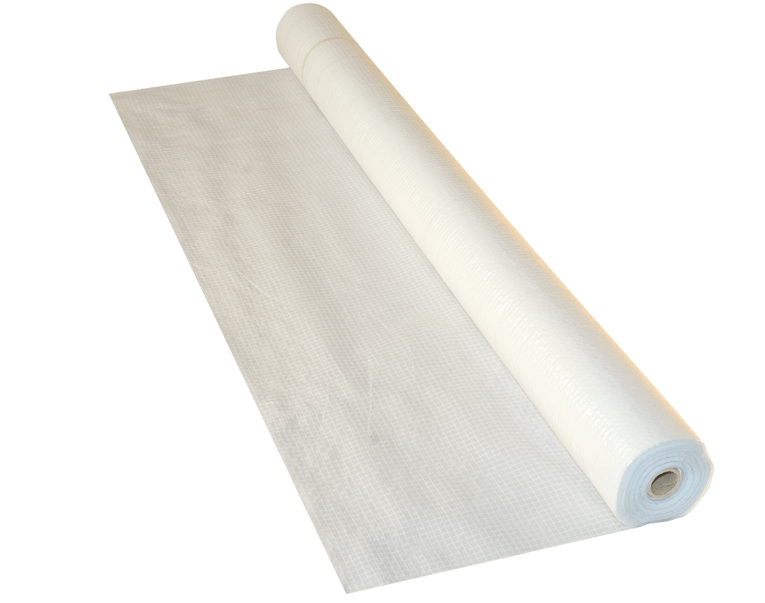 Пароізоляційна підпокрівельна плівка MASTERFOL WHITE FOIL армована сіткою 70г/м2 (75м2)